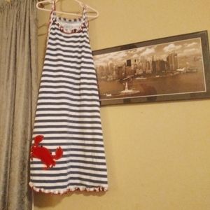 A lostpter blue and white dress
